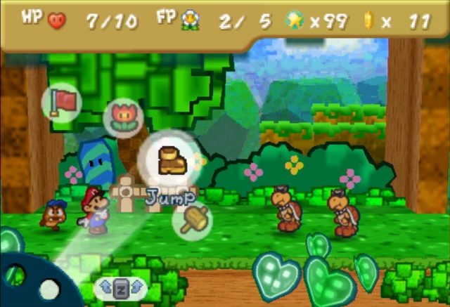 Paper Mario Battle System